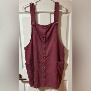 Burgundy Corduroy Jumper